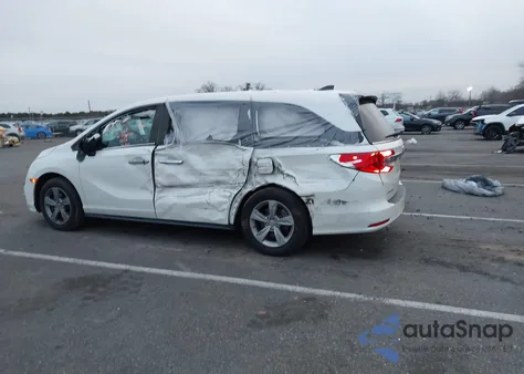 2019 Honda Odyssey Ex-L from USA, damaged, VIN 5FNRL6H75KB081827